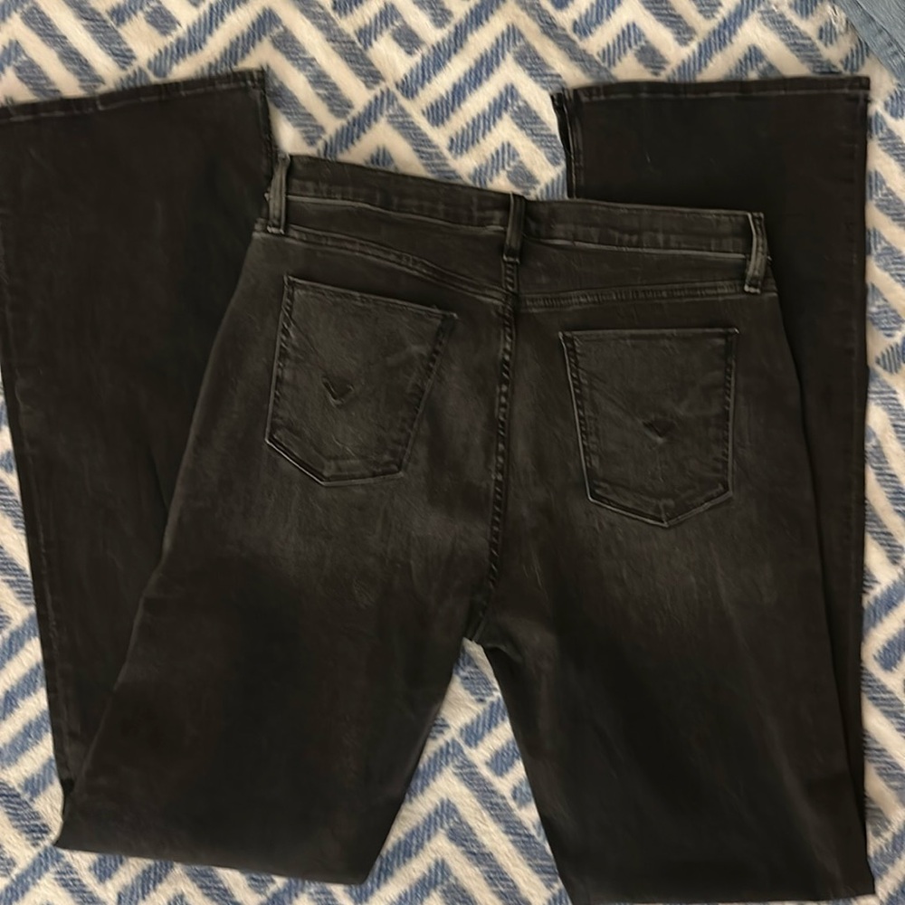 Long Hudson jeans in dark grey